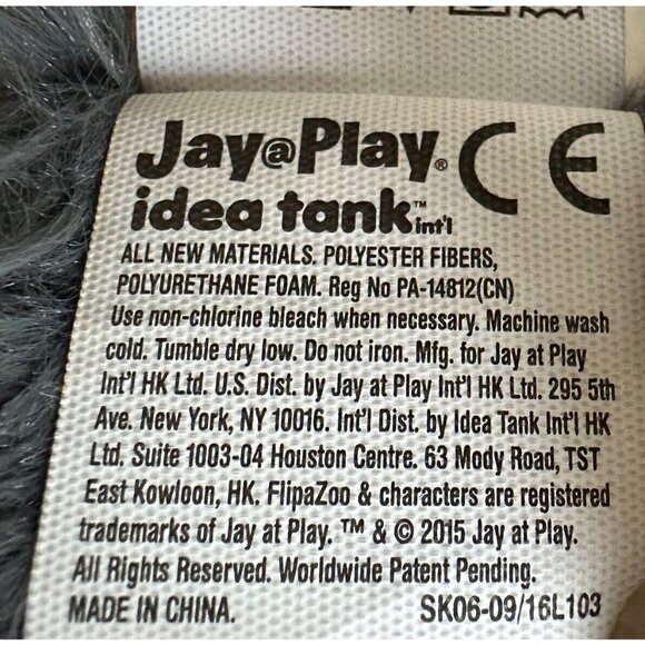 FlipaZoo Plush 2 in 1 Pet Polar Bear Poppi Husky Asher Stuffed Animal  20"  Long - Picture 12 of 12